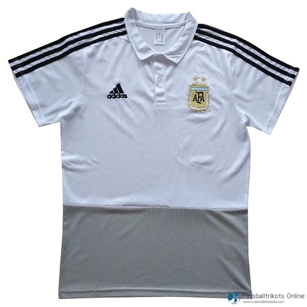 Argentinien Polo 2018 Weiß Fussballtrikots Günstig